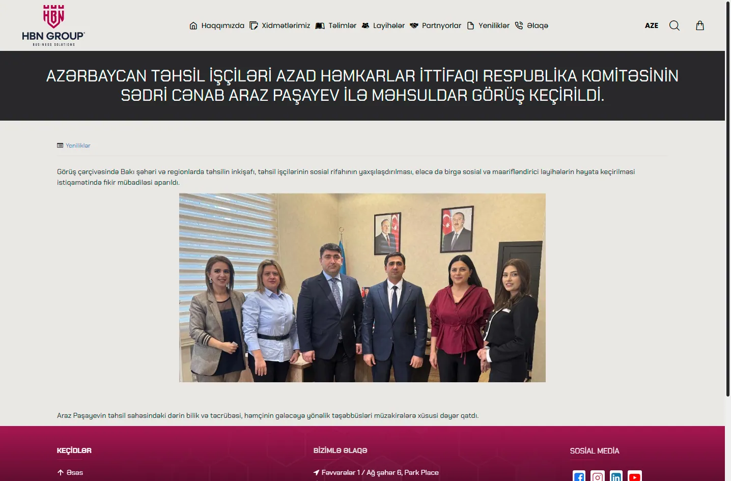HBNgroup.az screen 7