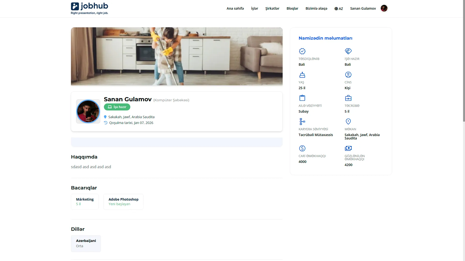 JobHub.az screen 5