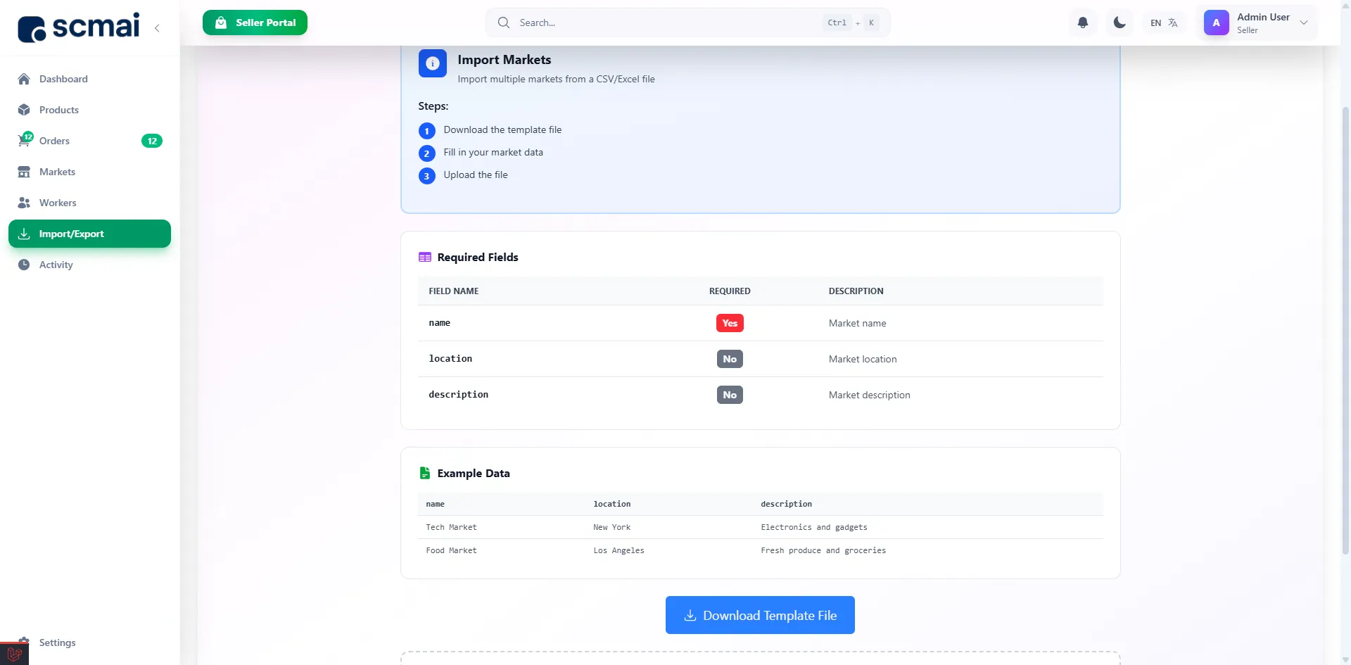 SCMAI screen 2